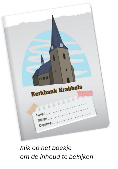 Kerkbank Krabbels boekje